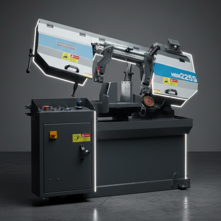 HBM225 (Pivot type Semi-Automatic Band saw)